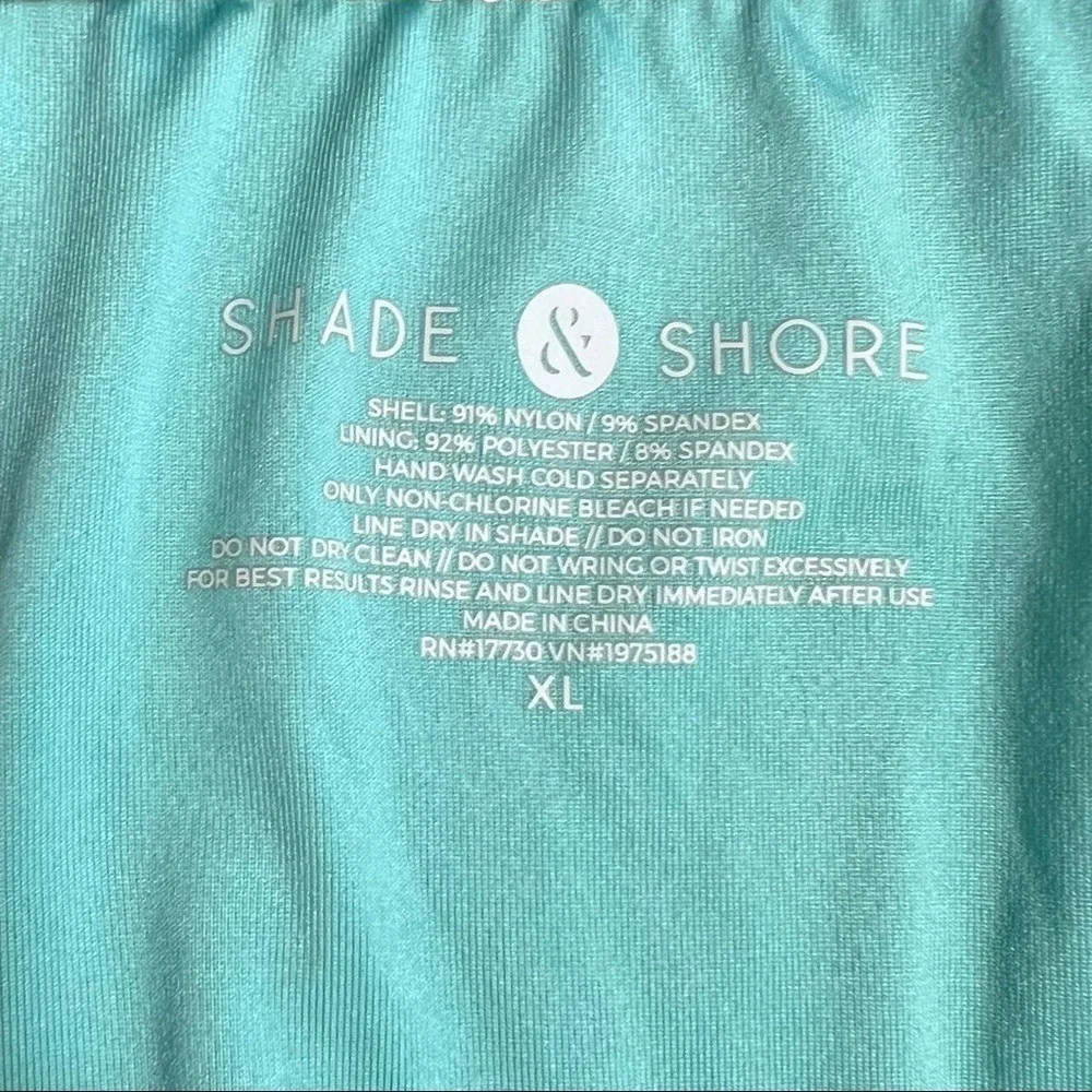Shade & Shore Black & Blue Bikini Swimsuit‎ Bottom
